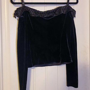 Velvet & Beaded EUC